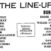 CUP FINAL LINE UPS