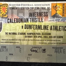Scottish Cup Semi Final 2004